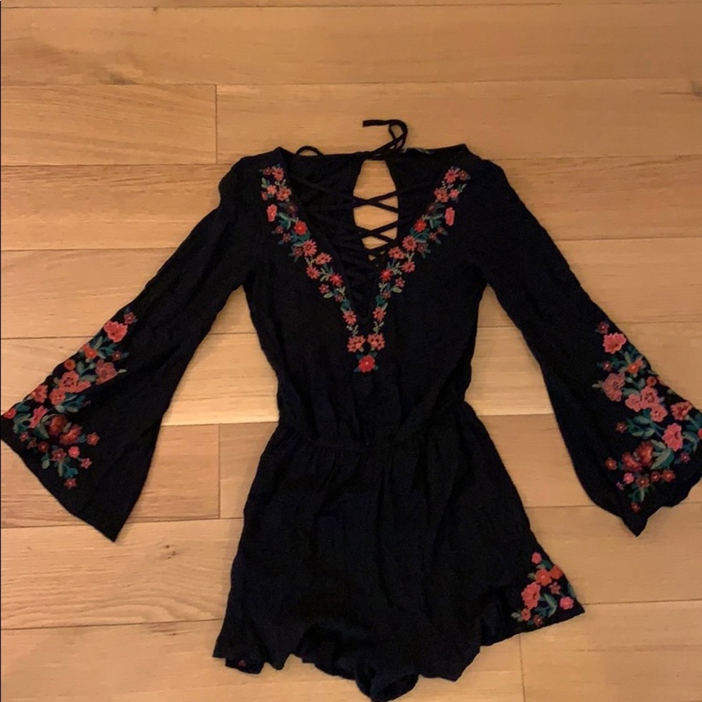 Long sleeve romper